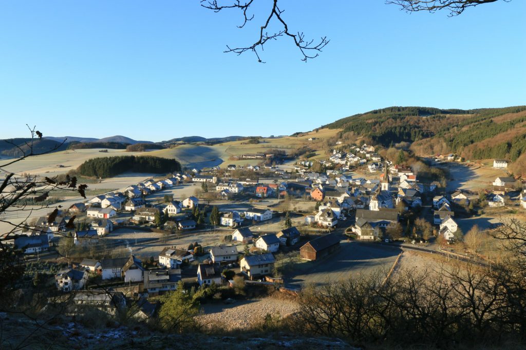 Panoramablick vom Kreuzberg